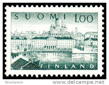 FINLAND/Finnland, M-63 Definitive Landscapes Mk 1,00 Helsinki Harbour HaP Lm1** - Nuevos