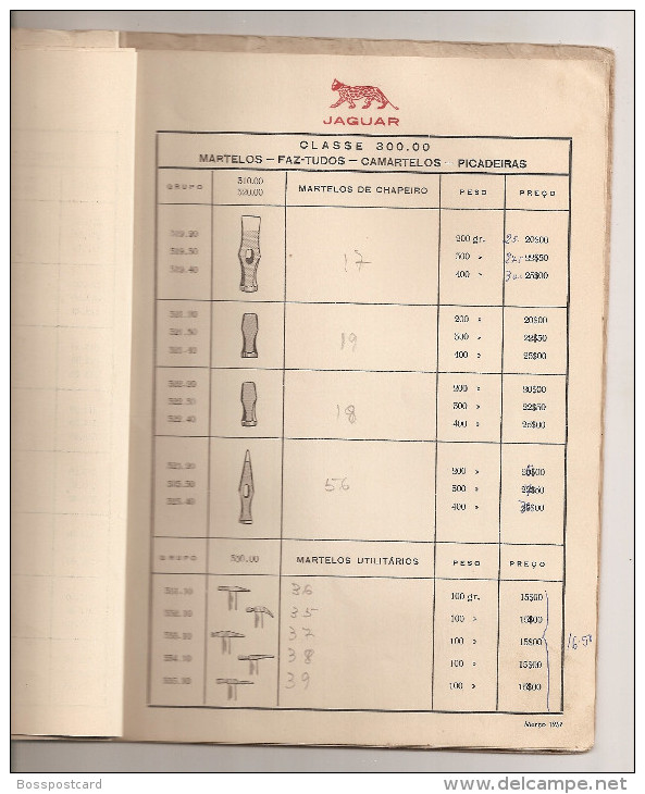 Lisboa - Catálogo Da Fábrica Jaguar (inclui 2 Folhetos). Comercial. Publicidade. - Portugal