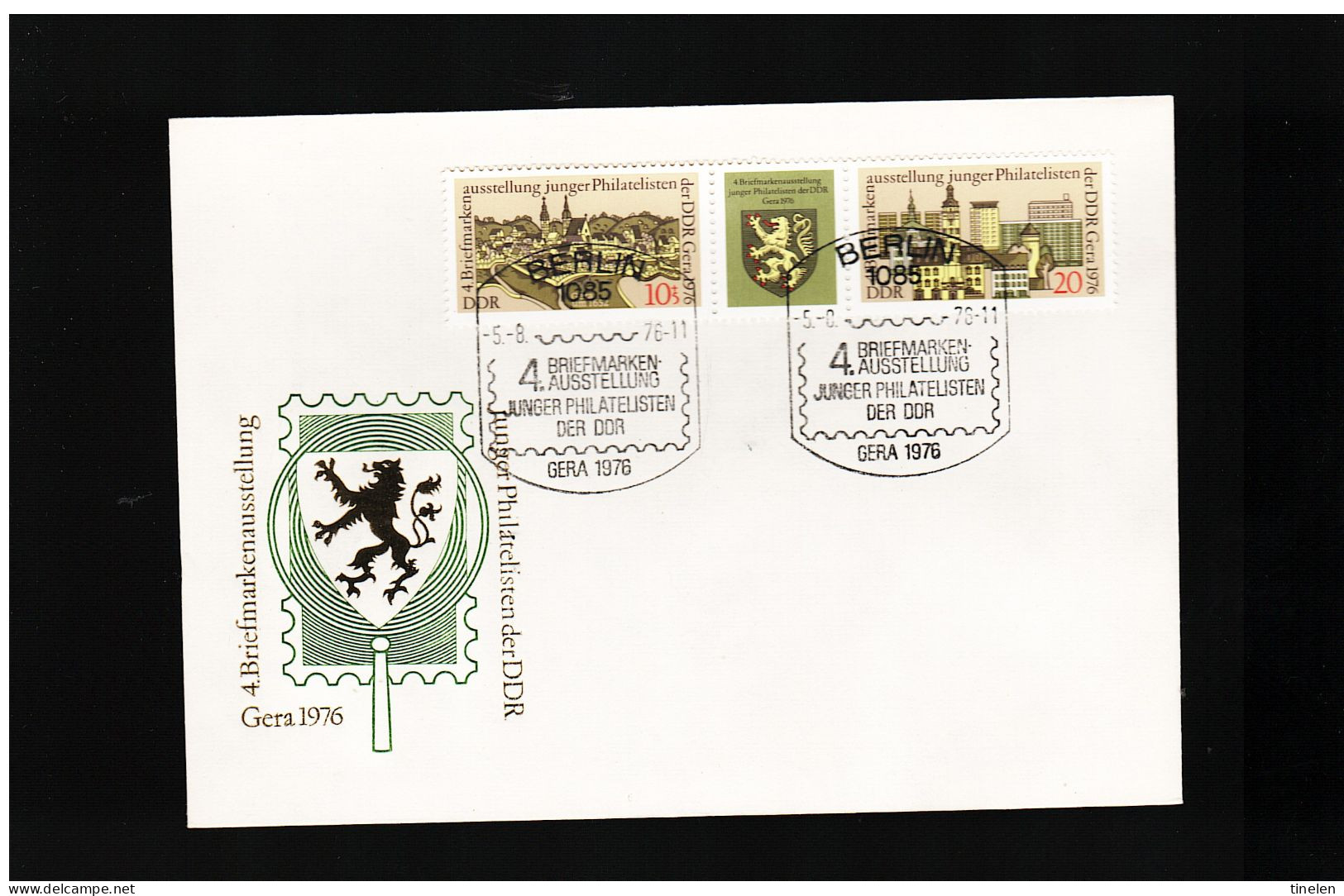 Ddr -germania Est - 1976 Fdc Esposizione Giovani Filatelici - 1971-1980