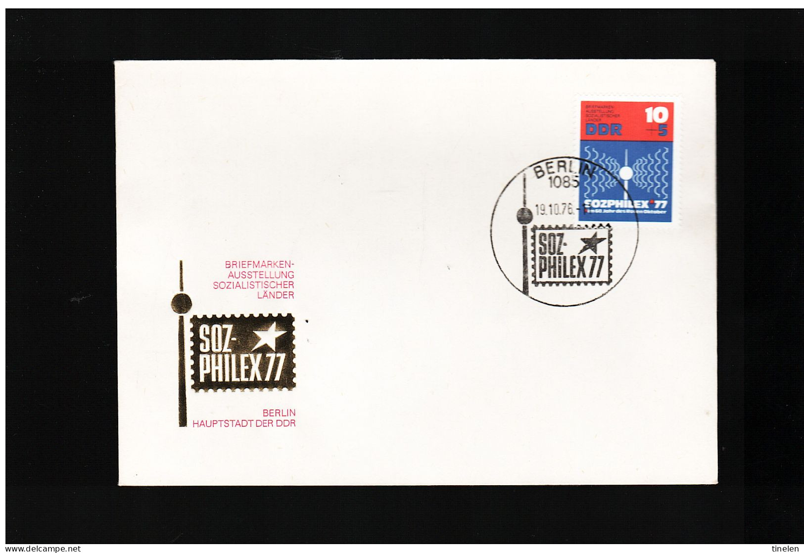 Ddr -germania Est - 1976 Fdc Esposiz Filatelica SOZPHILEX 77 - 1971-1980