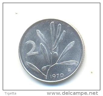 ITALIA REPUBBLICA  2 LIRE ANNO 1970 - 2 Lire