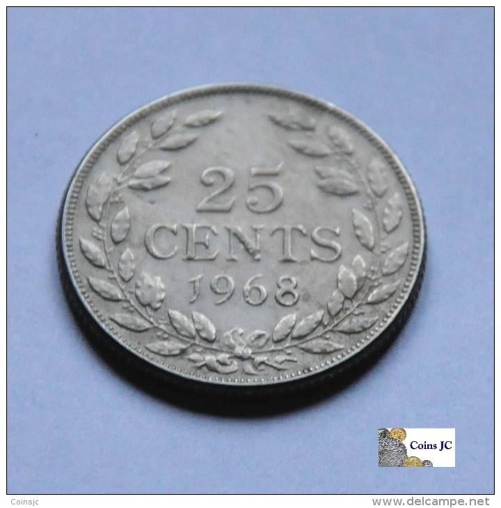 Liberia - 25 Cents - 1968 - Liberia