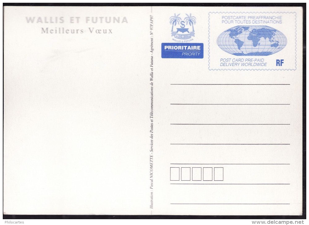 WALLIS Et FUTUNA  2002 - YT  587  Sur Une Carte Maximum  - Neuve - Lettres & Documents