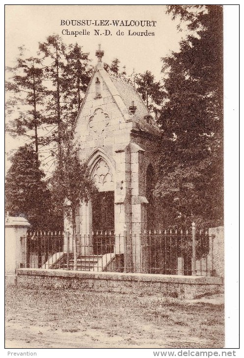 BOUSSU-lez-WALCOURT - Chapelle N.D De Lourdes - Froidchapelle