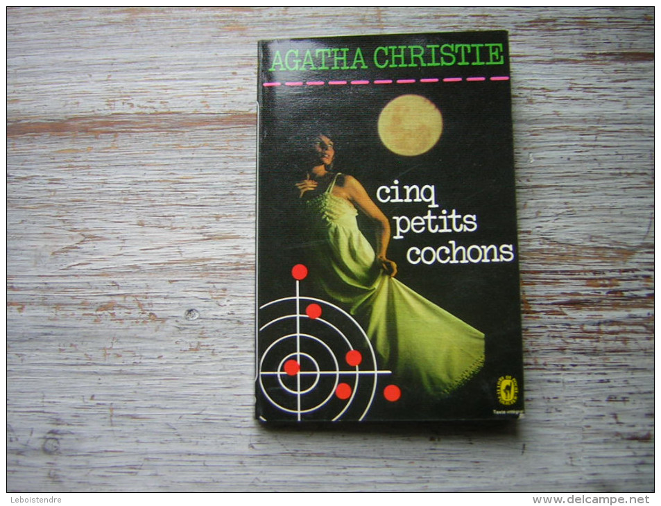 AGATHA CHRISTIE  CINQ PETITS COCHONS  1980  LE LIVRE DE POCHE  POLICIER  TEXTE INTEGRAL - Agatha Christie