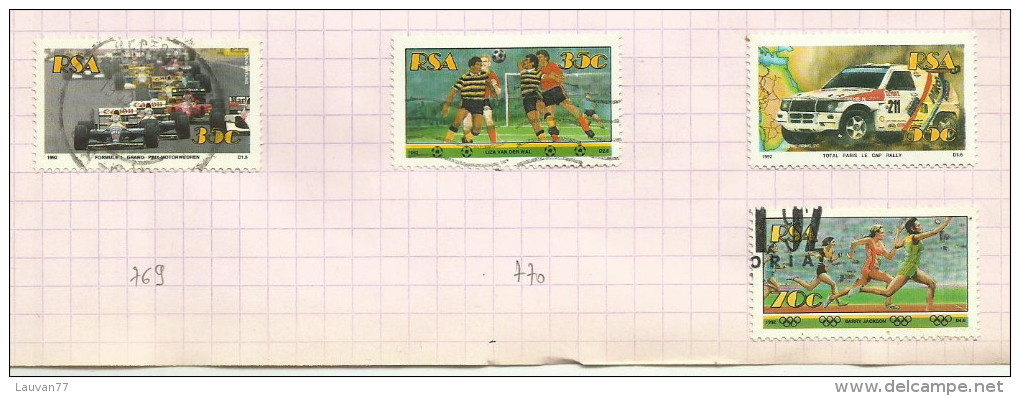 Afrique Du Sud N°766 à 768, 771 Cote 3.00 Euros - Oblitérés