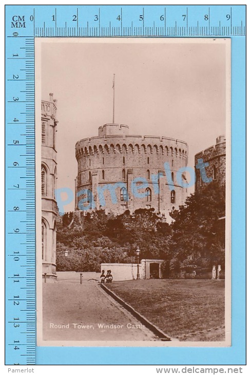 CPA Photo (Round Tower Windsor Castel) Post Card Carte Postale Recto/verso - Windsor