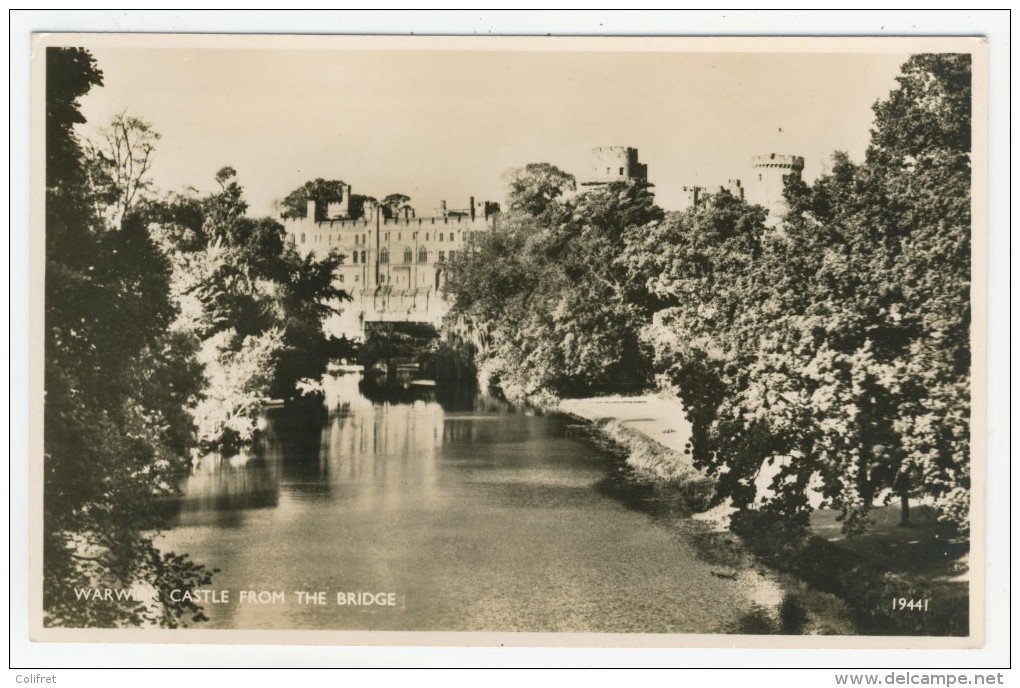 Warwickshire        Warwick            Castle From The Bridge - Warwick