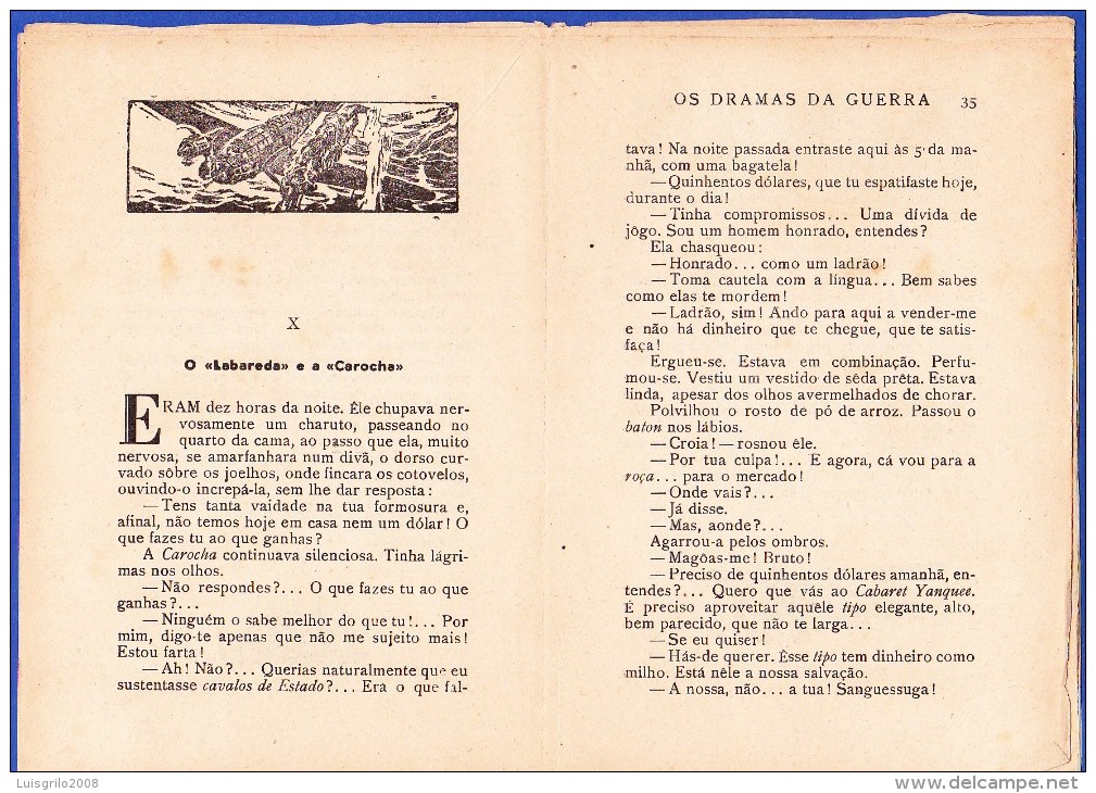1945 -- OS DRAMAS DA GUERRA - FASCÍCULO Nº 173 .. 2 IMAGENS - Revues & Journaux