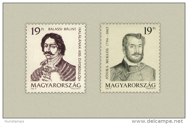 Hungary 1994. Famous Hungarians Set MNH (**) Michel: 4292-4293 / 1.40 EUR - Neufs