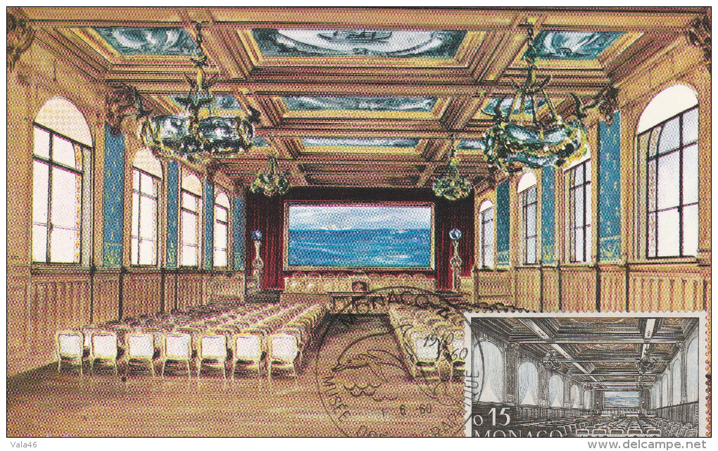 CARTE MAXIMUM   SALLE DE CONFERENCES DU MUSEE  N° 528 - Cartes-Maximum (CM)