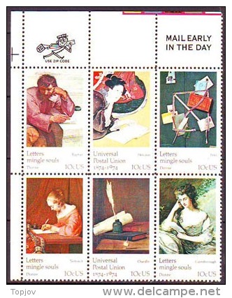 USA - LETTER DAY - PAINTING - ZIP - **MNH - Postleitzahl