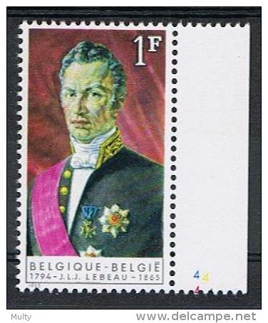 Belgie OCB 1351 (**) Met Plaatnummer 4. - 1961-1970