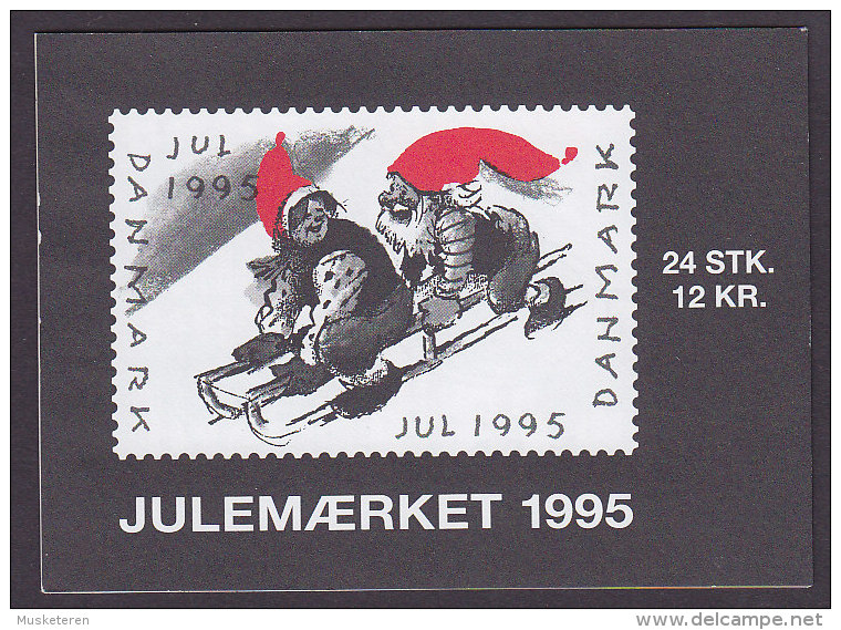 Denmark Markenheftchen Booklet 1995 Christmas Seal Weihnachten Jul Noel Natale Navidad (2 Scans) MNH** - Booklets