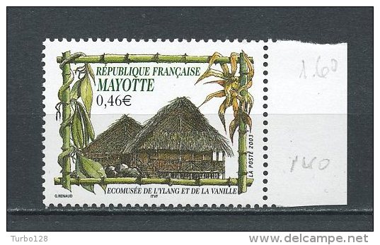 MAYOTTE 2003 N° 140 **  Neuf = MNH Superbe Flore Flora Vanille Flowers - Neufs