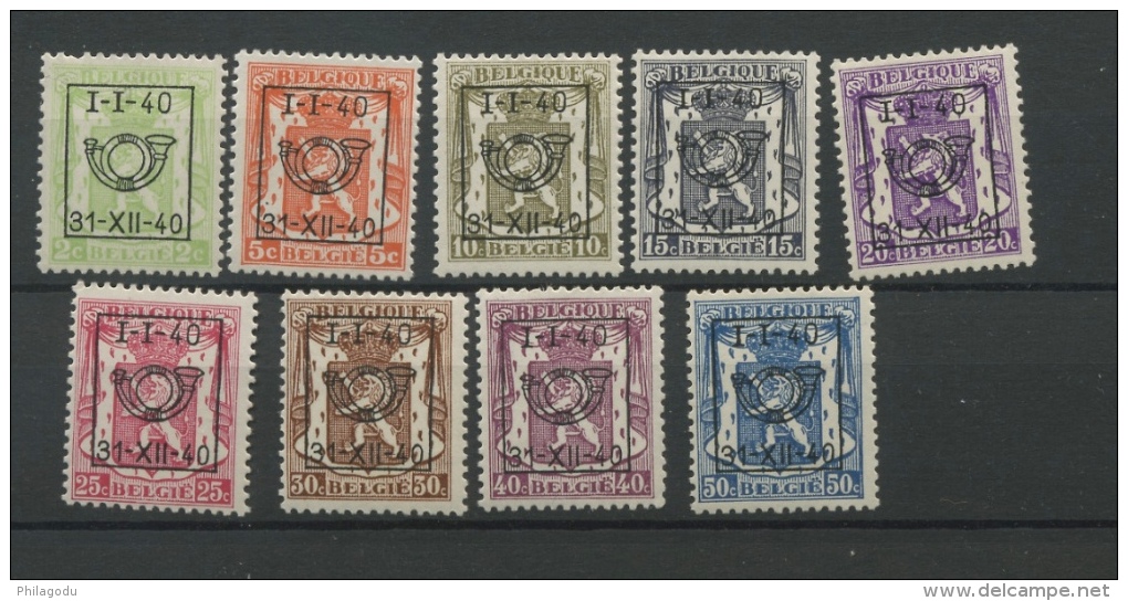 1-1-1940 **  Préos 18**   Cote2022 :  480,- Euro - Typos 1936-51 (Kleines Siegel)