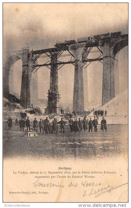 Xertigny    88   Viaduc Détruit Par Le Génie Militaire Français En 1870 Reconstruit Ordre Du Général Werder ( Voir Scan) - Xertigny