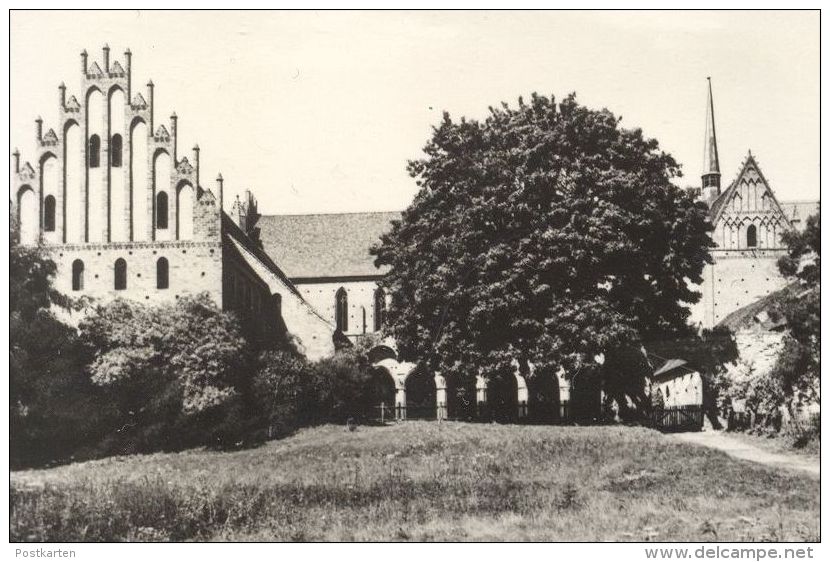 ÄLTERE POSTKARTE GRUSS AUS KLOSTER CHORIN Britz-Chorin Couvent Abbey Briefmarke Gedenkstätte Langenstein-Zwieberg - Chorin