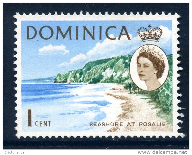Dominica 1963-65 Definitives - 1c Seashore At Rosalie Used - Dominica (...-1978)