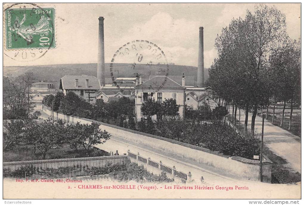 Charmes Sur Moselle    88       Les Filatures Héritiers Georges Perrin - Charmes