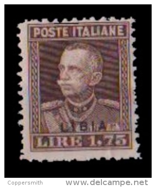 (002) Italie / Italy / Libya  King / Roi / König / Surcharges / Overprints  * / Mh  Michel 70 A - Libië