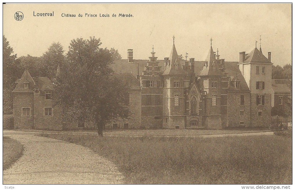 Loverval.  -  Château Du Prince Louis De Mérode. - Gerpinnes