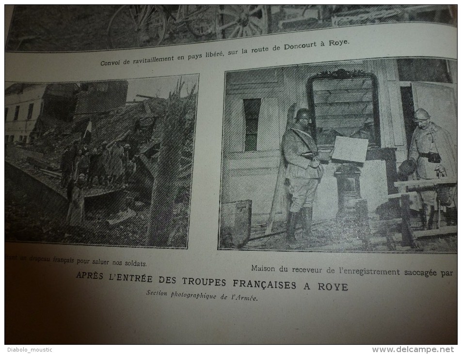 1917 :Révolution RUSSE;Kerenski;Photo Nicolas II,Fils et Filles et garde impériale;Forges du CREUSOT;Lassigny;L'AUTOPED