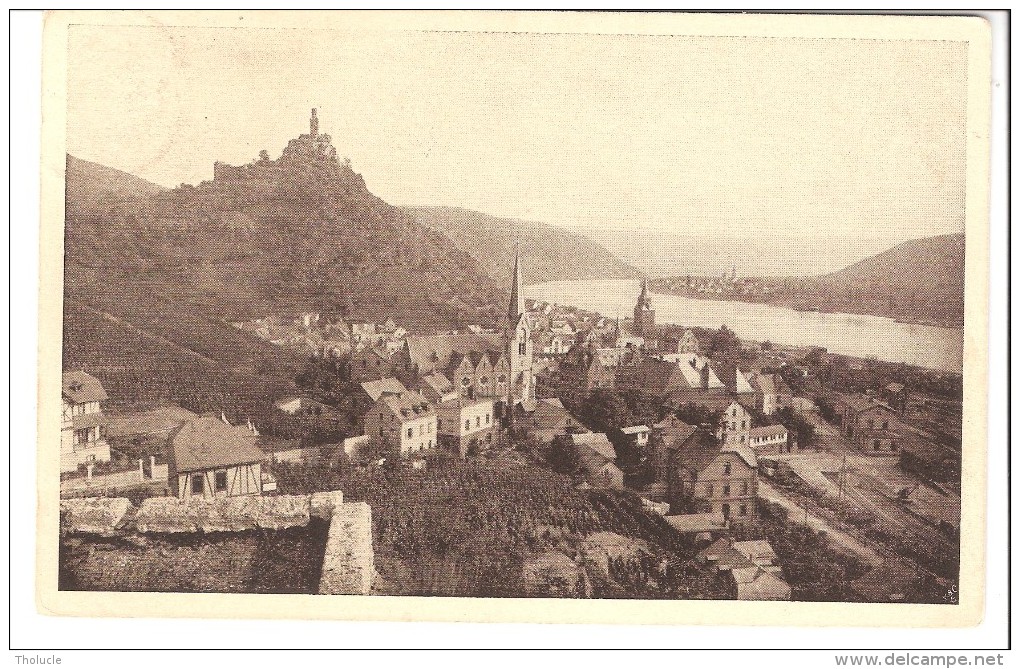 Allemagne-Marksburg Bei Braubach(Rhénanie-Palatinat )-1913-Stadtansicht-Kirche - Braubach