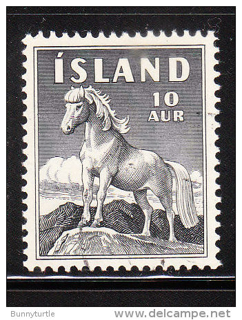 Iceland 1958 Icelandic Pony 10a Used - Used Stamps