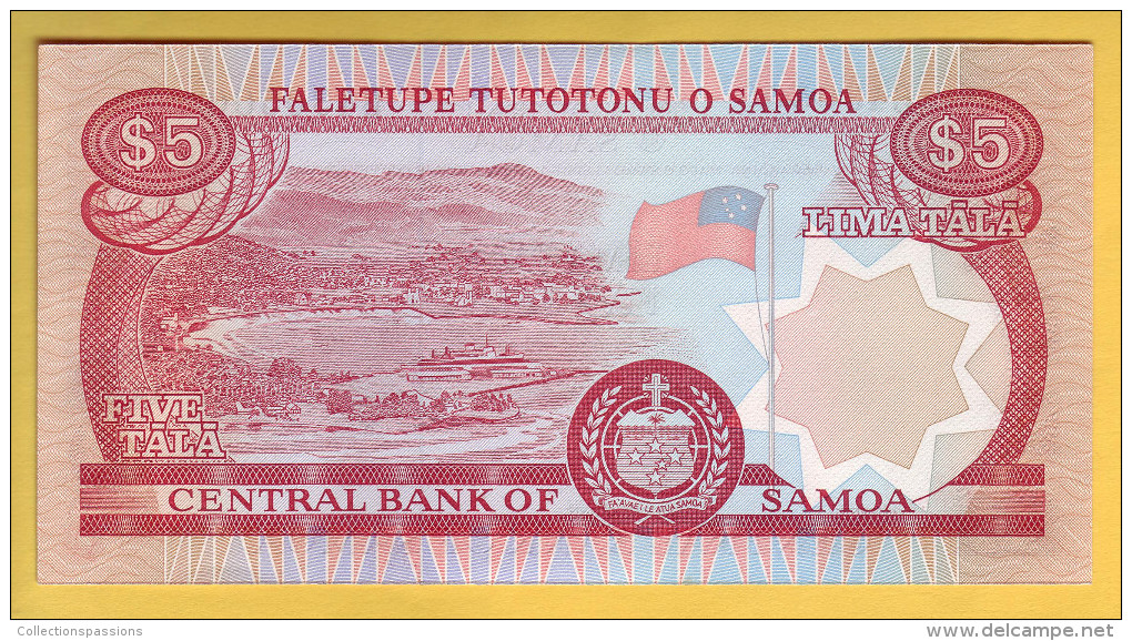 SAMOA - Billet De 5 Tala. 1985. Pick: 26. NEUF - Samoa