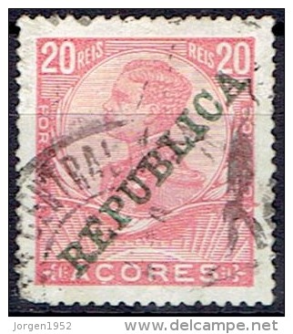 PORTUGAL # STAMPS FROM YEAR 1910 STANLEY GIBBONS 408 - Oblitérés