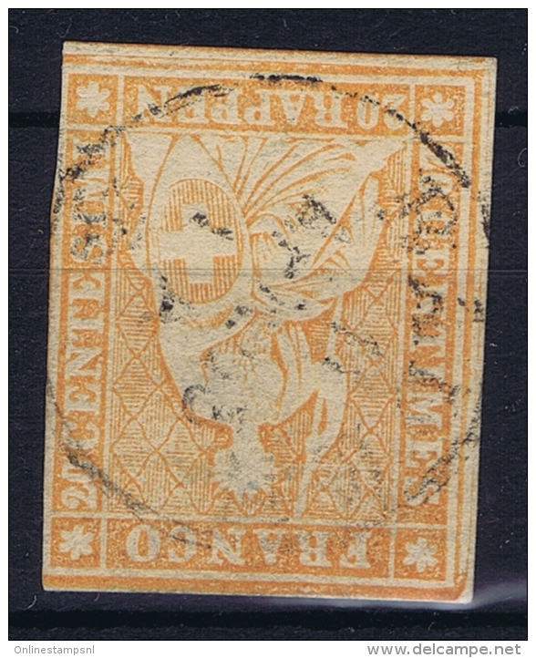 Switserland, 1854 Yv Nr 29 A Used - Usati