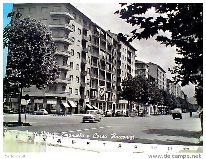 TORINO CORSO VITTORIO EMANUELE E CORSO RACCONIGI AUTO CAR DISTRIBUTORE PURFINA N 1955 EP11562 - Transport