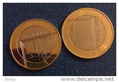 SLOVENIA: 3 EUR Euro Commemorative Coin  2014 UNC  Janez Puhar - Slovénie