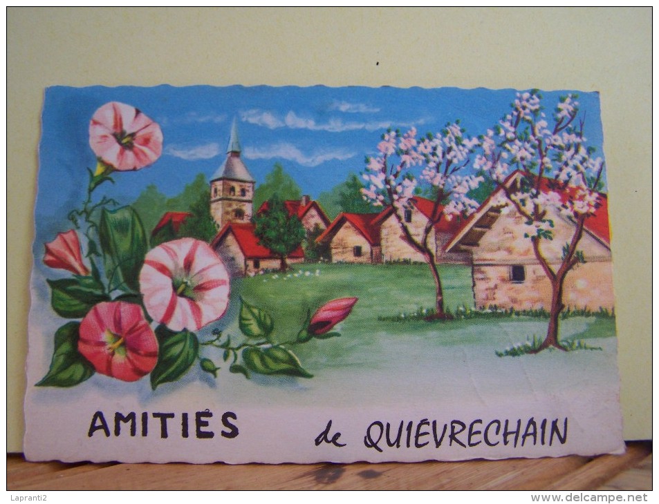 QUIEVRECHAIN (NORD) CARTE FANTAISIE. AMITIES DE....... - Quievrechain