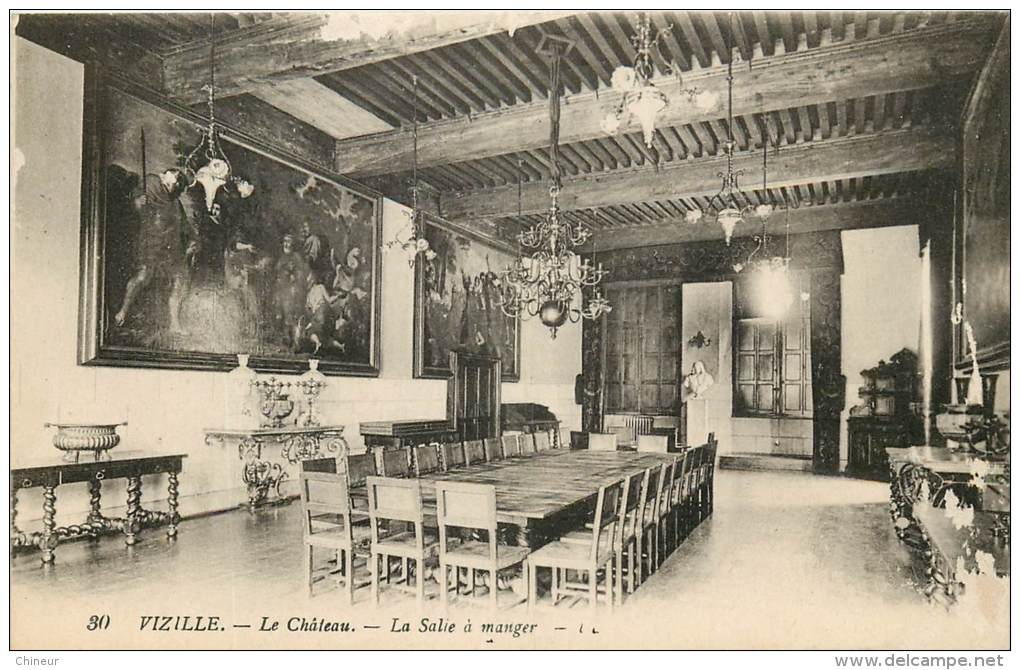 VIZILLE LE CHATEAU LA SALLE A MANGER - Vizille