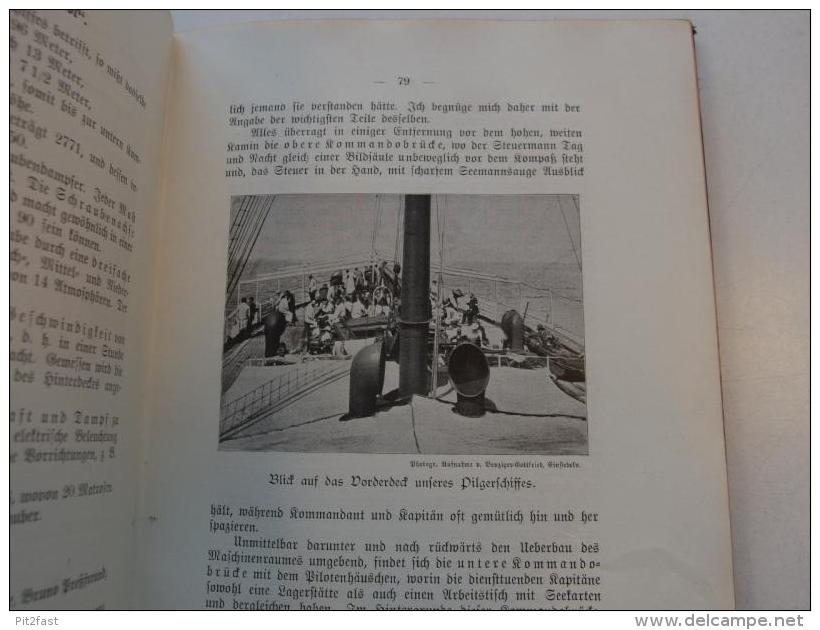 Erste Schweizer Heiliglandfahrt , 1903 , EA , Heinrich Himmel von Agisburg , Feldkirch , Triest  !!!