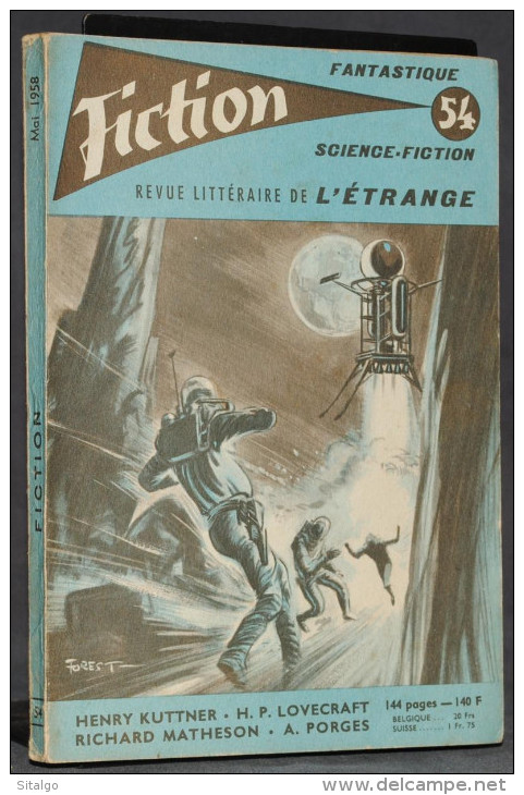 FICTION  N° 54  MAI 1958 - OPTA - SF - Fiction