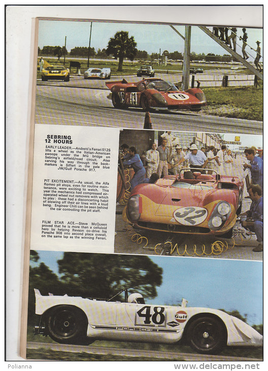 RA#45#05 RIVISTA MOTOR SPORT 1970/LANCIA FULVIA SPORT/ALFA ROMEO 1750 GT/EAST AFRICAN SAFARI/COSWORTH-FORD ESCORT - Autosport - F1