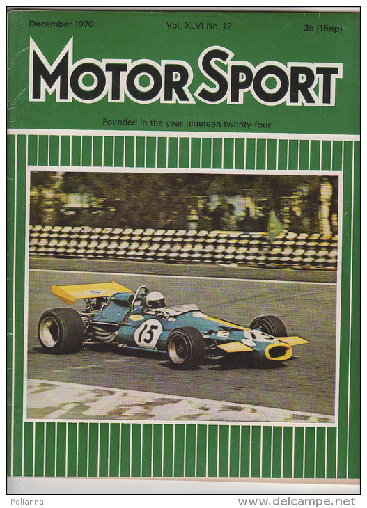 RA#45#11 RIVISTA MOTOR SPORT 1970/9th MEXICAN GRAND PRIX/GULF PORSCHE 917/ALFA ROMEO 1750 - Car Racing - F1