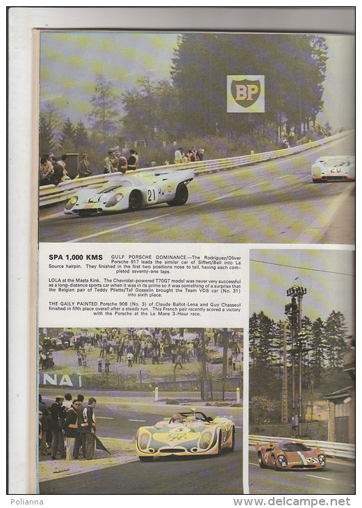 RA#45#17 RIVISTA MOTOR SPORT 1971/55th TARGA FLORIO PORSCHE/GKN INT. TROPHY/MONZA 1000 KMS/SPANISH GRAND PRIX/TRIUMPH - Autorennen - F1