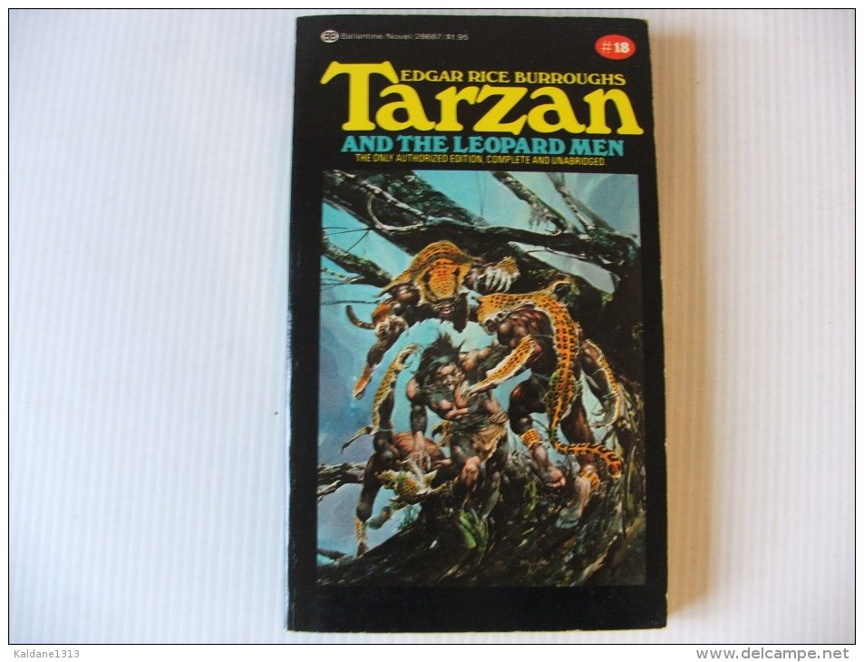 TARZAN And The Leopard Men Ballantine Books 18 Texte En Anglais - Science Fiction