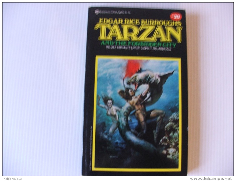 TARZAN And The Forbidden City Ballantine Books 20 Texte En Anglais - Science Fiction