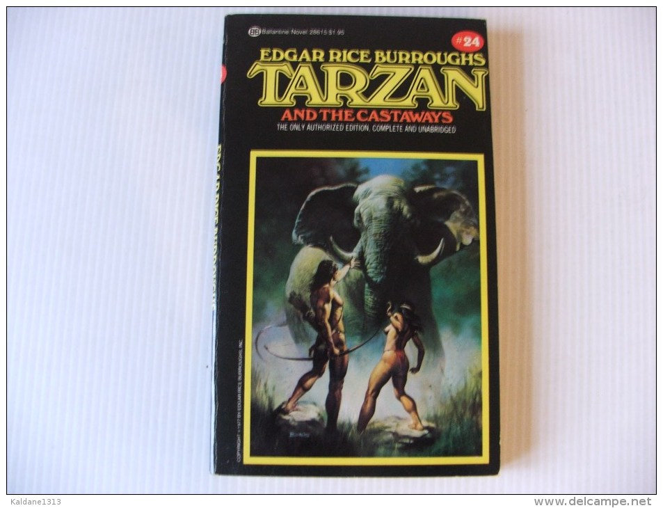 TARZAN And The Castaways Ballantine Books 24 Texte En Anglais - Science Fiction