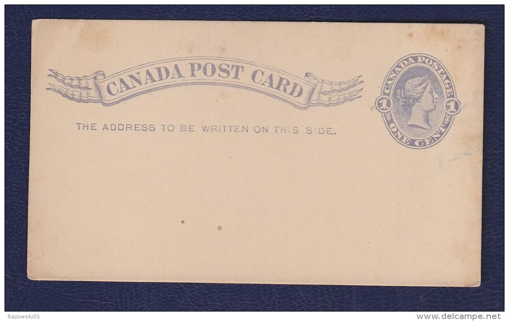 CP. CARTE POSTALE. ENTIER. EP...........CANADA - 1860-1899 Victoria