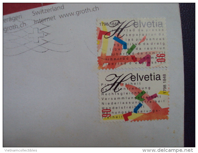 Switzerland Cover - Lettres & Documents