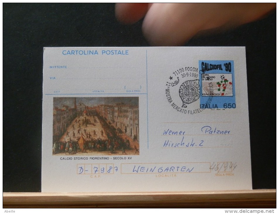 46/944  CP  ITALIE - Lettres & Documents