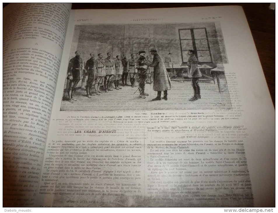 1918 Mlle Appert De Chalons;Aquarelles;Les Chars D'assaut;Bombarder Par Avion;Santerre;Moreuil;Ayencourt;TOLSTOÏ ; FEZ - L'Illustration