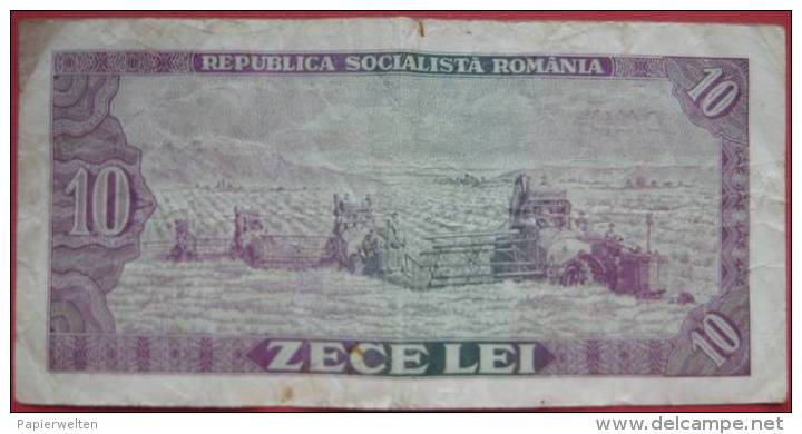 10 (Zece)  Lei 1966 (WPM 94) - Romania