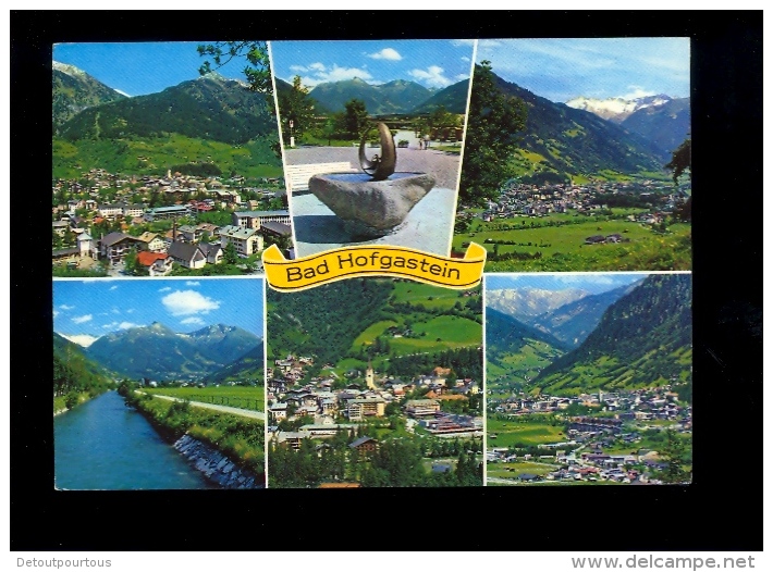 BAD HOFGASTEIN Salzbourg : Rauchkogel Thermalbrunnen Tauernplatz Ort Mit Tischlerkargletscher Gasteiner Arche Hallenbad - Bad Hofgastein